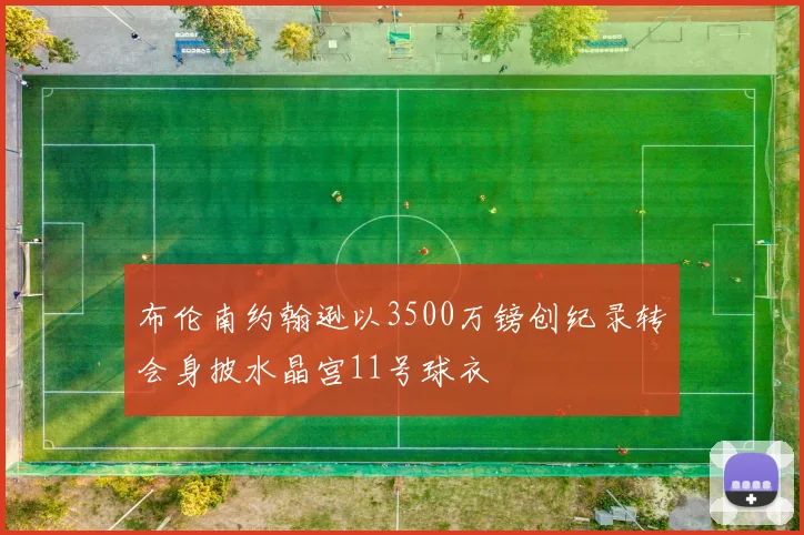 布伦南约翰逊以3500万镑创纪录转会身披水晶宫11号球衣